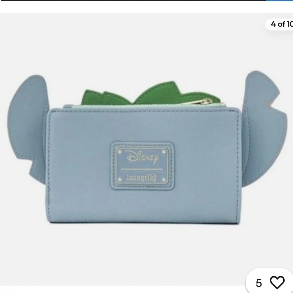Loungefly Disney Stitch Leafy Ears Wallet